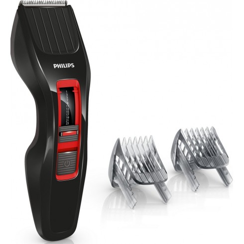 photo de Tondeuse cheveux et barbe PHILIPS HC3420/17 rechargeable et secteur noire et rouge photo de Tondeuse cheveux et barbe PHILIPS HC3420/17 rechargeable et secteur noire et rouge