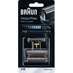 tete de rasoir braun, combipack, grille de rasoir et couteau pour rasoir électrique Series 5, WF2S black 51B