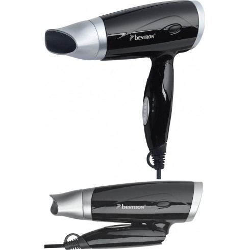 photo de Sèche Cheveux pliable pour voyage 1400W BESTRON photo de Sèche Cheveux pliable pour voyage 1400W BESTRON