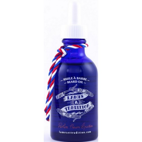 photo de Huile à Barbe, Parfum Fleur Epicée 50ml LAMES & TRADITION. photo de Huile à Barbe, Parfum Fleur Epicée 50ml LAMES & TRADITION.
