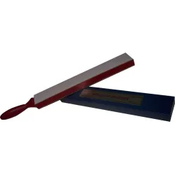 photo de Cuir à Aiguiser raquette Type Russe, 2 Côtés Peau sur feutre 32cm HEROLD