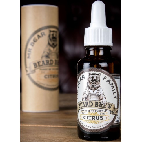 photo de Huile à Barbe Citrus 30ml MR BEAR FAMILY photo de Huile à Barbe Citrus 30ml MR BEAR FAMILY