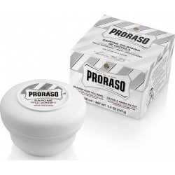 Savon à Raser, savon a barbe proraso, savon de rasage blanc proraso 400117