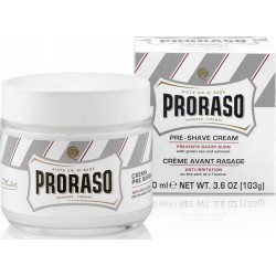 photo de Crème Avant Rasage PRORASO Blanche, Thé Vert & Avoine, 100ml