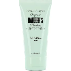 photo de Gel à barbe coiffant et colorant noir 50ml BARBER'S