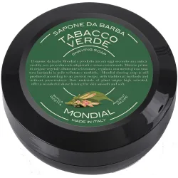photo de Savon à barbe TABACCO VERDE, aux extraits de fleurs de plantes 60gr MONDIAL 1908