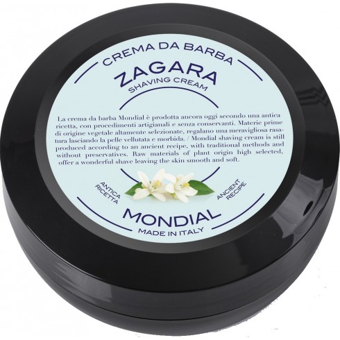 Savon à raser zagara, savon a barbe fleur de citronnier, savon de rasage MONDIAL SHAVING TP-75-Z