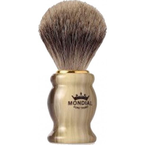 Blaireau de rasage, blaireau rasage, blaireau barbe blaireau TUDOR Best Badger pur poil gris 602-STK-M MONDIAL 1908