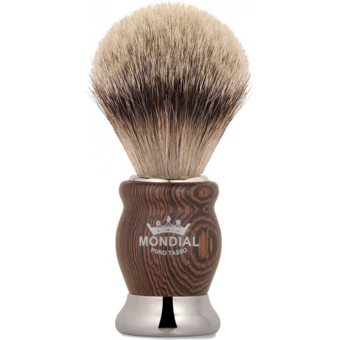 Blaireau de rasage, blaireau rasage, blaireau barbe pur poil blanc européen blaireau HERITAGE Super Badger HER-I MONDIAL 1908pho