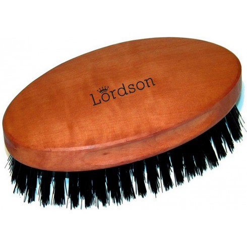 photo de Brosse Barbe & Moustache Ovale 10 rangs 11.3cm Poirier, pur poil sanglier LORDSON photo de Brosse Barbe & Moustache Ovale 10 rangs 11.3cm Poirier, pur poil sanglier LORDSON