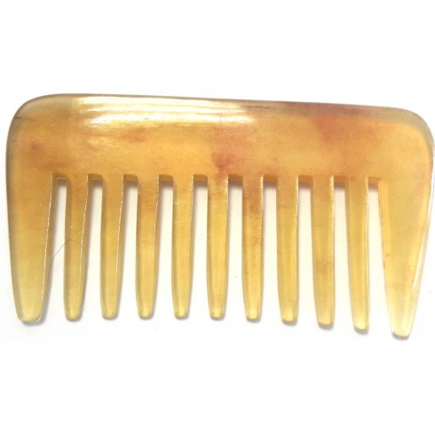photo de Peigne Afro rateau à 9 dentures larges en corne véritable, 9.5 x 5.1cm LORDSON photo de Peigne Afro rateau à 9 dentures larges en corne véritable, 9.5 x 5.1cm LORDSON