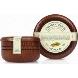 Savon à Raser tabac vert, savon a barbe tabacco verde, savon de rasage MONDIAL SHAVING CL-140-T