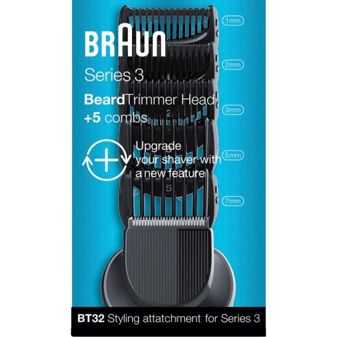 tete tondeuse barbe BRAUN, rasoir electrique braun, rasoir braun serie 3 BT32 tete tondeuse barbe BRAUN, rasoir electrique braun, rasoir braun serie 3 BT32