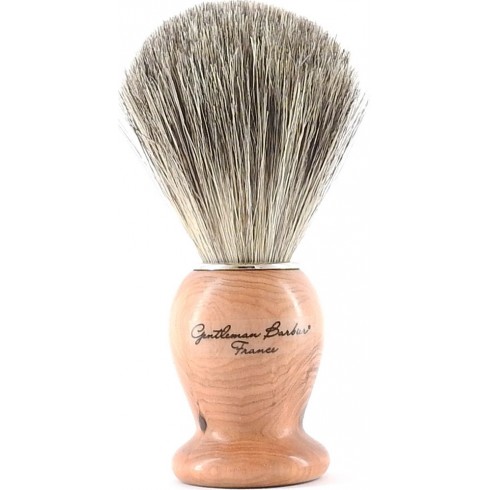 photo de Blaireau Best Badger pur poil gris, Taille 12 manche Bois de Cade (BBCG12) Gentleman Barbier photo de Blaireau Best Badger pur poil gris, Taille 12 manche Bois de Cade (BBCG12) Gentleman Barbier