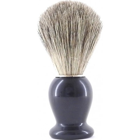 photo de Blaireau Best Badger pur poil gris, Taille 12 manche Ebène (BEBG12) Gentleman Barbier photo de Blaireau Best Badger pur poil gris, Taille 12 manche Ebène (BEBG12) Gentleman Barbier