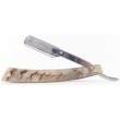 photo de Shavette, rasoir droit manche en corne de Belier (SHAVBE) Gentleman Barbier