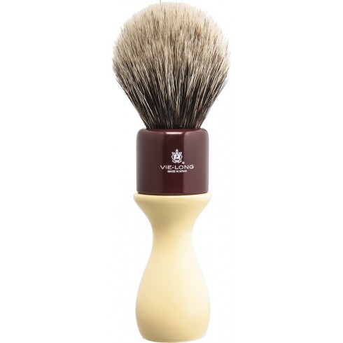 Blaireau de rasage, blaireau rasage, blaireau barbe pur poil gris 04516 VIE-LONG Blaireau de rasage, blaireau rasage, blaireau barbe pur poil gris 04516 VIE-LONG