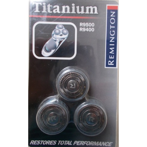 photo de Lot de 3 têtes pour rasoirs série R9400/9500 REMINGTON. photo de Lot de 3 têtes pour rasoirs série R9400/9500 REMINGTON.