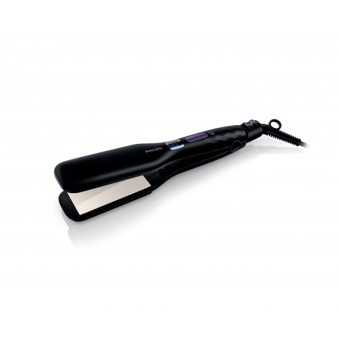 photo de Lisseur céramique plaques larges 45X90mm, spécial cheveux longs PHILIPS photo de Lisseur céramique plaques larges 45X90mm, spécial cheveux longs PHILIPS