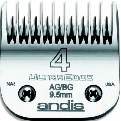 photo de Lame 9.5mm N°4 dents espacées ANDIS, tête de coupe TC64090 pour tondeuse PRO AGC/AGR/BGC/MBG/SMC