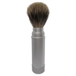 blaireau-de-voyage-pur-poil-gris-manche-metal-lordson