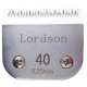 photo de Tête de coupe N°40 0.25mm LORDSON chirurgicale,inox pour tondeuse PRO LORDSON/ANDIS/MOSER/OSTER