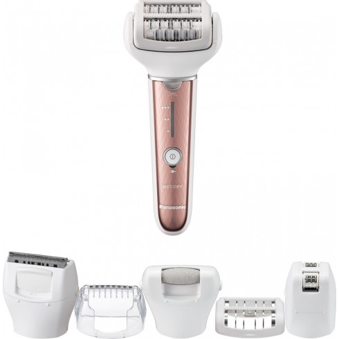 Epilateur 9en1 W&D tête pivotante 90°+9 accessoires dont tête pédicure PANASONIC Epilateur 9en1 W&D tête pivotante 90°+9 accessoires dont tête pédicure PANASONIC