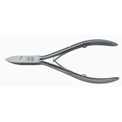 photo de -Pince à Ongle acier brossé de Solingen 11cm, haute qualité ERBE