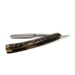 photo de Shavette, rasoir droit manche en corne de Belier (SHAVBE) Gentleman Barbier