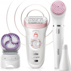 Epilateur silk Epil Sensor 9 9975 Braun, Kit de beauté FaceSpa & Corps + accessoires