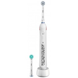 Brosse à dents Oral B Braun Teen White, manche bluetooth, 2 brossettes