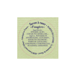 Savon à Raser, savon a barbe, savon de rasage fougère MARTIN DE CANDRE 200-SAR-FOU