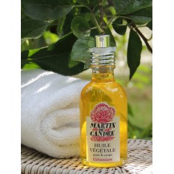 Huile de Corps Végétale MARTIN DE CANDRE Geranium 50ml