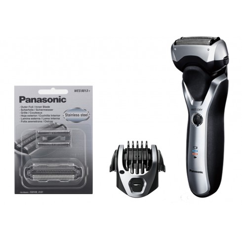 Pack Rasoir rechargeable W&D 3 lames métal + accessoire barbe 1 à 7 mm & Combi-Pack WES9013Y PANASONIC Pack Rasoir rechargeable W&D 3 lames métal + accessoire barbe 1 à 7 mm & Combi-Pack WES9013Y PANASONIC