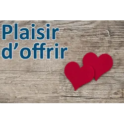 Plaisir d'offrir cœur