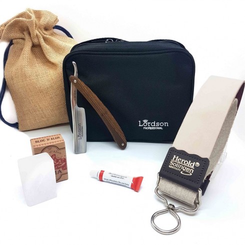 Trousse Kit Coupe Choux, cuir à lanière, pâte rasoir, Alun LORDSON Trousse Kit Coupe Choux, cuir à lanière, pâte rasoir, Alun LORDSON