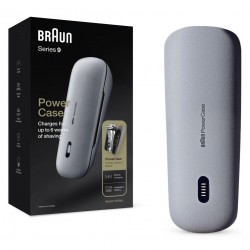 Etui de Voyage BRAUN Rechargeable Power Case pour Séries 8&9. Batterie Li-Ion intégrée