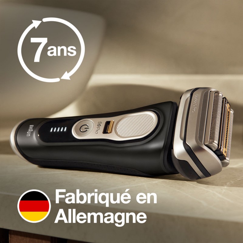 31€81 sur Braun rasoir series 9 pro - avec base de recharge - or - Rasoir  homme - Achat & prix