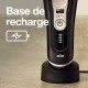 Rasoir rechargeable BRAUN W&D Silver Séries 9 9420s + Power Case étui de voyage rechargeable