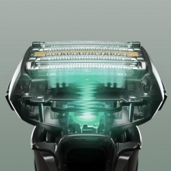 Rasoir électrique PANASONIC ES-LV6U, rechargeable, moteur linéaire,5 lames, noir ,Wet & Dry, tête multiflex