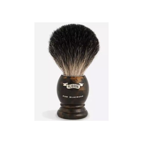 Blaireau plisson, blaireau de rasage, blaireau barbe, pur poil noir P955279.8