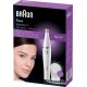 Epilateur visage BRAUN SE810 avec brosse exfoliante, épilation sourcil, épilation visage