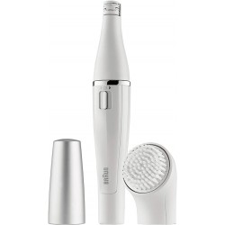 Epilateur visage BRAUN SE810 avec brosse exfoliante, épilation sourcil, épilation visage