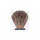 Blaireau plisson, blaireau de rasage, blaireau barbe pur poil gris de Russie P955801.12