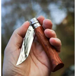 Couteau Opinel Padouk Taille 8 tradition luxe