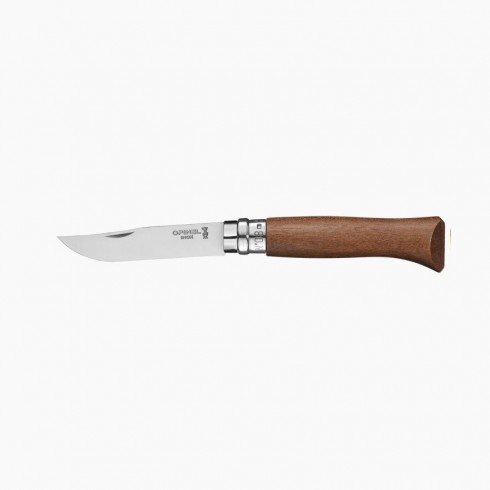 Couteau OPINEL Tradition Luxe N°8 manche en Noyer, lame 8.5cm