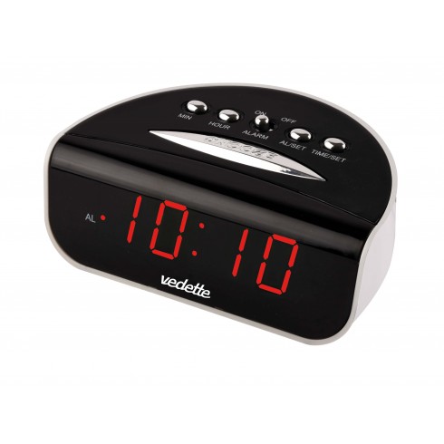 radio reveil, reveil radio, radio rêveil, reveil matin, reveil à LED VEDETTE VR30094