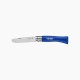 Couteau mon 1er opinel lame arrondie naturel manche bleu