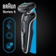 Rasoir Braun Séries 5 51-W1000S, rechargeable , Wet & Dry, AutoSense