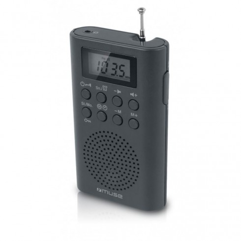 Achat en ligne Radio portable MUSE, fonction radio réveil, 20 FM st